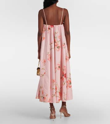 Midikleid Lightburst Puff aus Baumwolle | Zimmermann