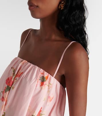 Midikleid Lightburst Puff aus Baumwolle | Zimmermann