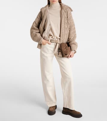 Monili cashmere turtleneck sweater | Brunello Cucinelli
