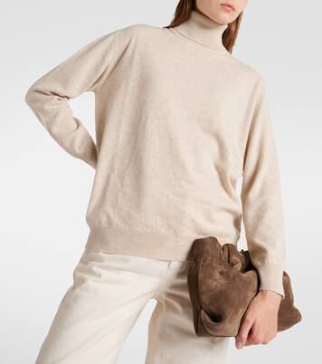 Monili cashmere turtleneck sweater | Brunello Cucinelli