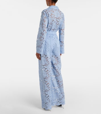 Weite Hose aus Spitze | Dolce&Gabbana