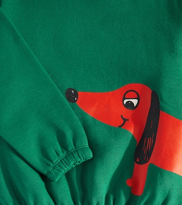 Printed cotton sweatshirt | Mini Rodini