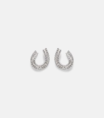 18kt white gold earrings with diamonds | Bucherer Fine Jewellery