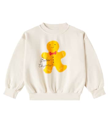 Sweat-shirt en coton imprimé à logo | Bobo Choses