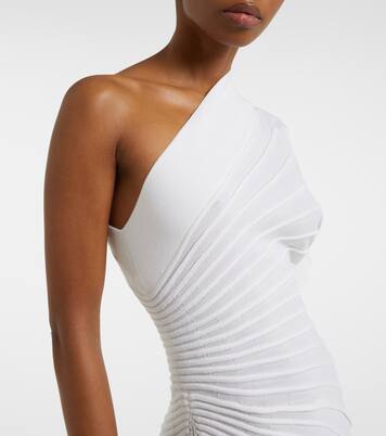 Midikleid Asym Ray aus Schurwolle | Alaïa