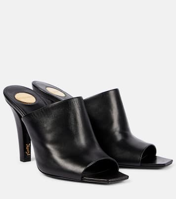 Pantoletten Jill 95 aus Leder | Saint Laurent