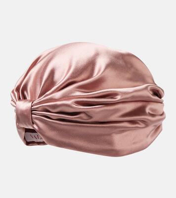 Turbante de seda con VLogo Signature | Valentino