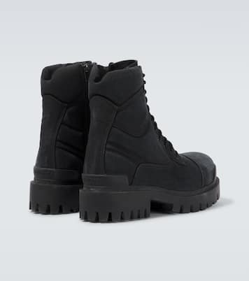 Botas con cordones Combat Strike de lona | Balenciaga