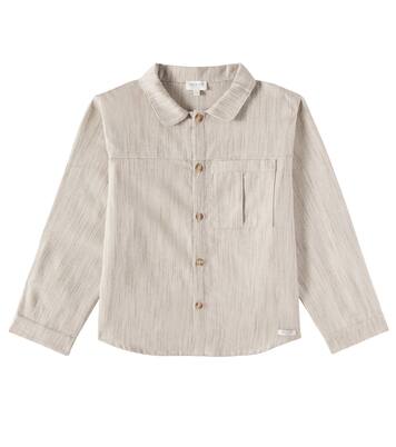 Pieter striped cotton overshirt | Donsje