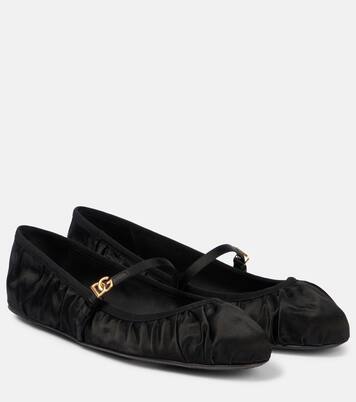 Ballerines DG en satin | Dolce&Gabbana