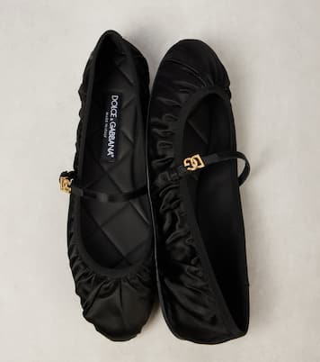 Ballerines DG en satin | Dolce&Gabbana