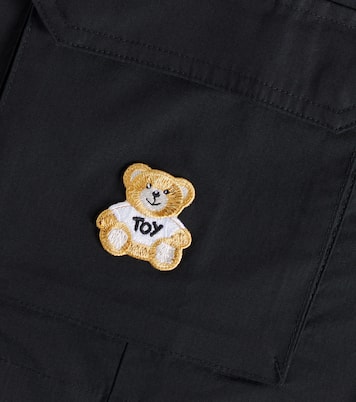 Teddy Bear cotton-blend cargo shorts | Moschino Kids