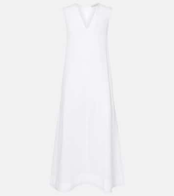 Nisha linen midi dress | Asceno