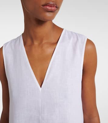 Nisha linen midi dress | Asceno