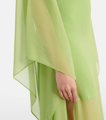 Caftán Lanzarote de seda semitransparente | Taller Marmo