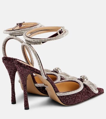 Double Bow 110 embellished pumps | Mach & Mach