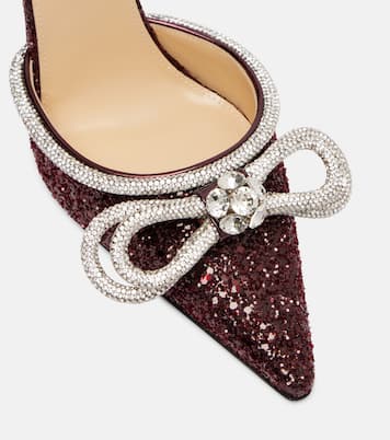 Double Bow 110 embellished pumps | Mach & Mach
