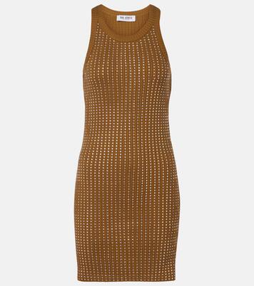 Embellished cotton jersey minidress | The Attico