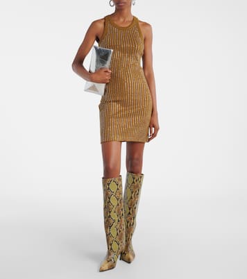 Embellished cotton jersey minidress | The Attico