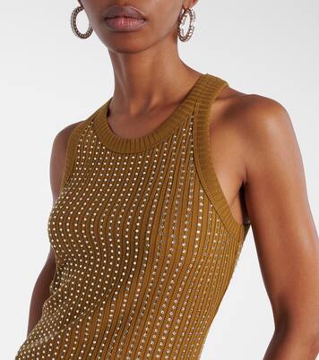 Embellished cotton jersey minidress | The Attico