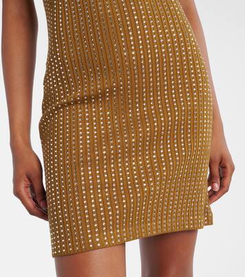 Embellished cotton jersey minidress | The Attico