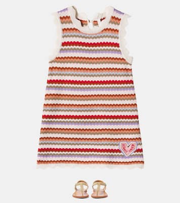 Abito Lucky in maglia a righe | Zimmermann Kids