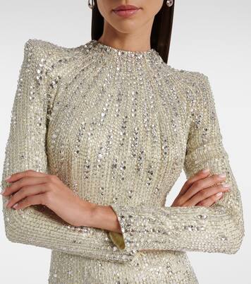 Robe longue Aurora à sequins | Jenny Packham