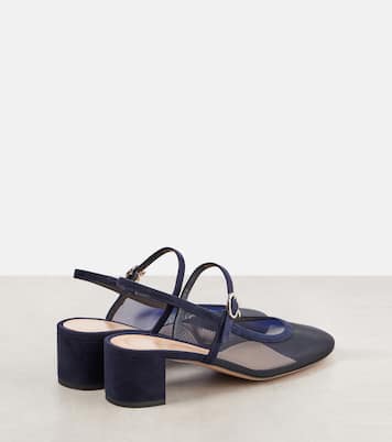 Slingback-Pumps Francoise 45 mit Veloursleder | Gianvito Rossi