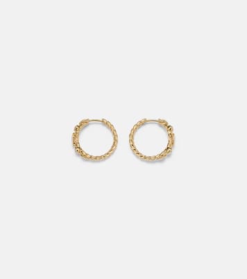 Petite Modern Renaissance® 18kt gold (750/1000) earrings with diamonds | David Yurman