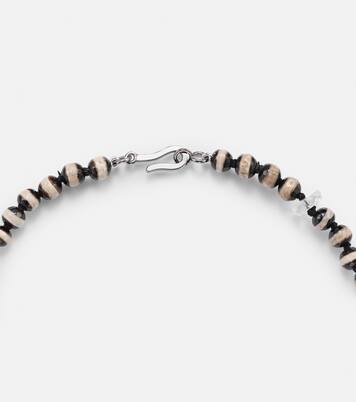 Globetrotter beaded necklace with gemstones | Ileana Makri