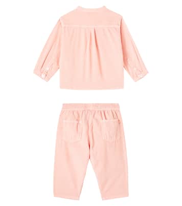 Baby Enoz and Sois cotton shirt and pants set | Molo
