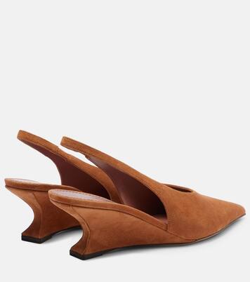 Nina 50 suede wedges | Paris Texas