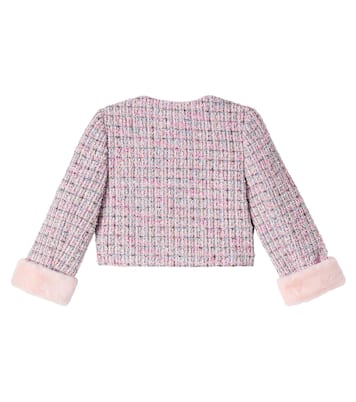 Chaqueta de bouclé adornada | Self-Portrait Kids