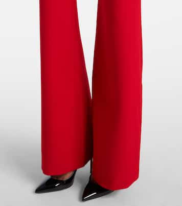 High-rise flared pants | Roland Mouret