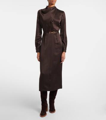 Josef belted silk midi dress | Gabriela Hearst