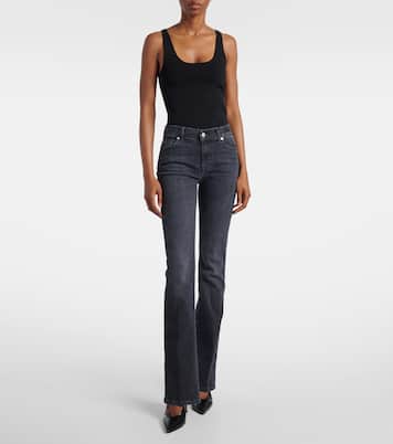 Mid-Rise Bootcut Flared Jeans | 7 For All Mankind