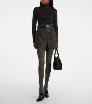 Herringbone wool-blend shorts | Max Mara