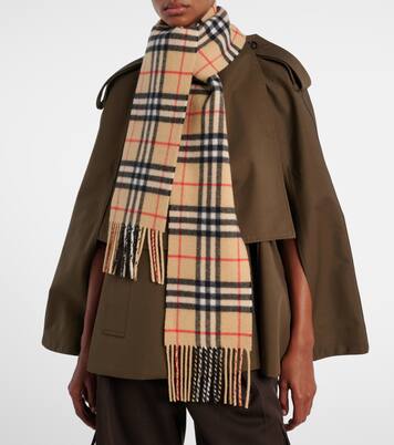 Burberry Check cashmere scarf | Burberry