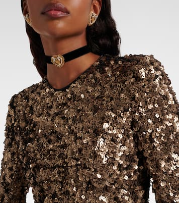 Choker Devotion aus Samt | Dolce&Gabbana