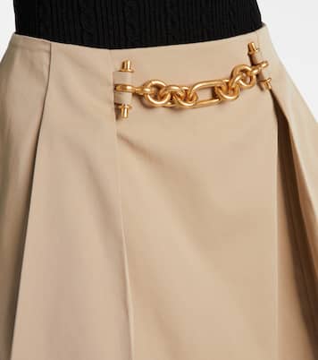 Minigonna in gabardine di cotone | Balmain