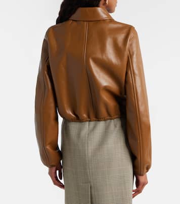 Leather bomber jacket | Gucci