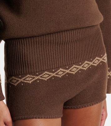 Shorts aus Woll-Jacquard | Magda Butrym