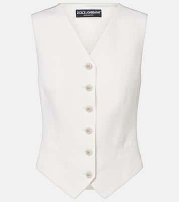Wool and silk-blend vest | Dolce&Gabbana