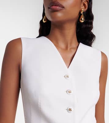 Wool and silk-blend vest | Dolce&Gabbana