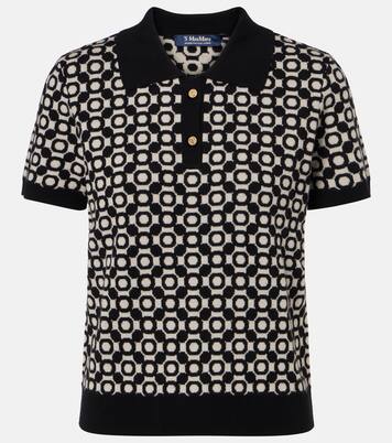 Medera wool jacquard polo sweater | 'S Max Mara