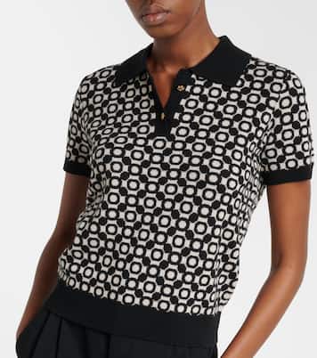 Medera wool jacquard polo sweater | 'S Max Mara