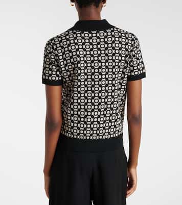 Medera wool jacquard polo sweater | 'S Max Mara