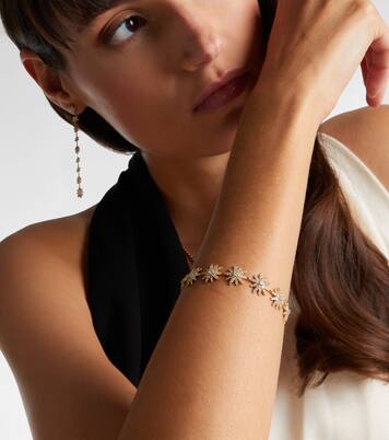 Starburst 18kt gold tennis bracelet with diamonds | David Yurman
