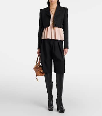 Cropped-Blazer aus Schurwolle | Chloé