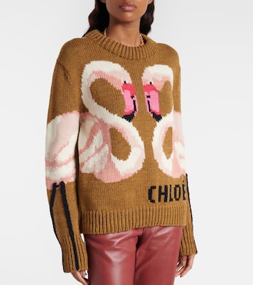 Wool jacquard sweater | Chloé
